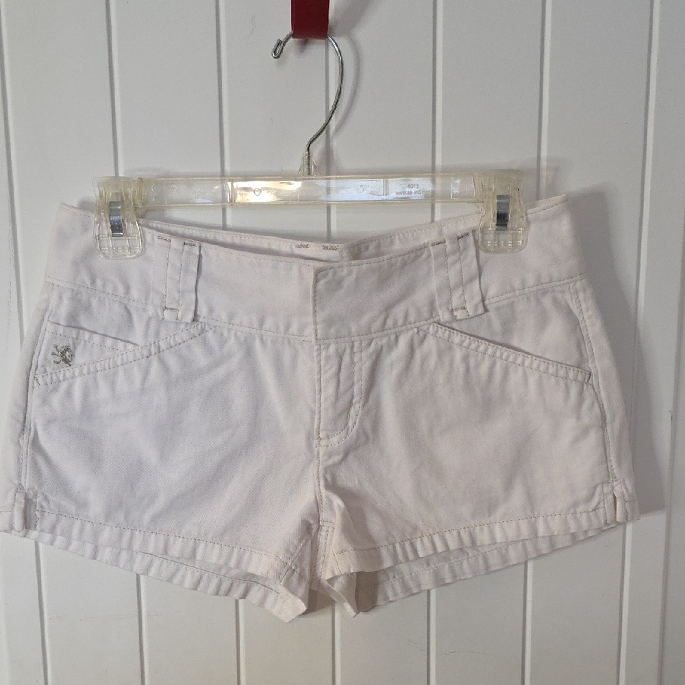 Express Women's White Jean Shorts